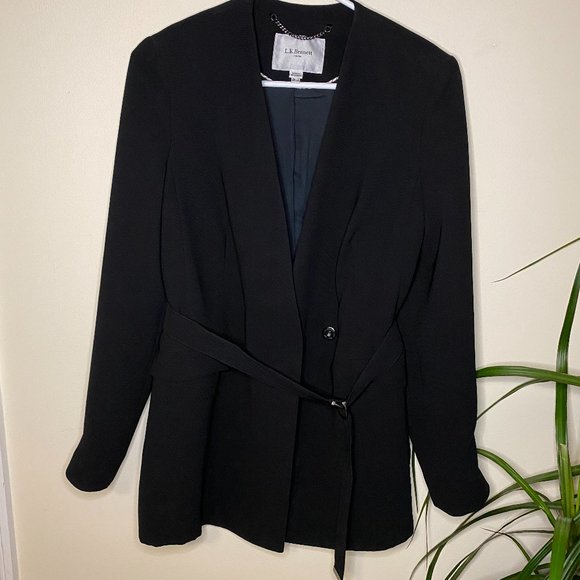 L.K. Bennett London Black Blazer JK Malo